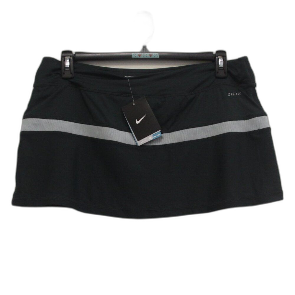 Nike Black Skirt with Silver Stripe